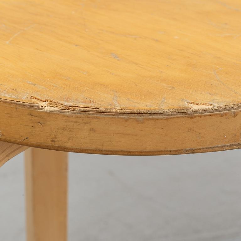 Alvar Aalto, a set of eight model 60 birch stools for Artek, Finland.