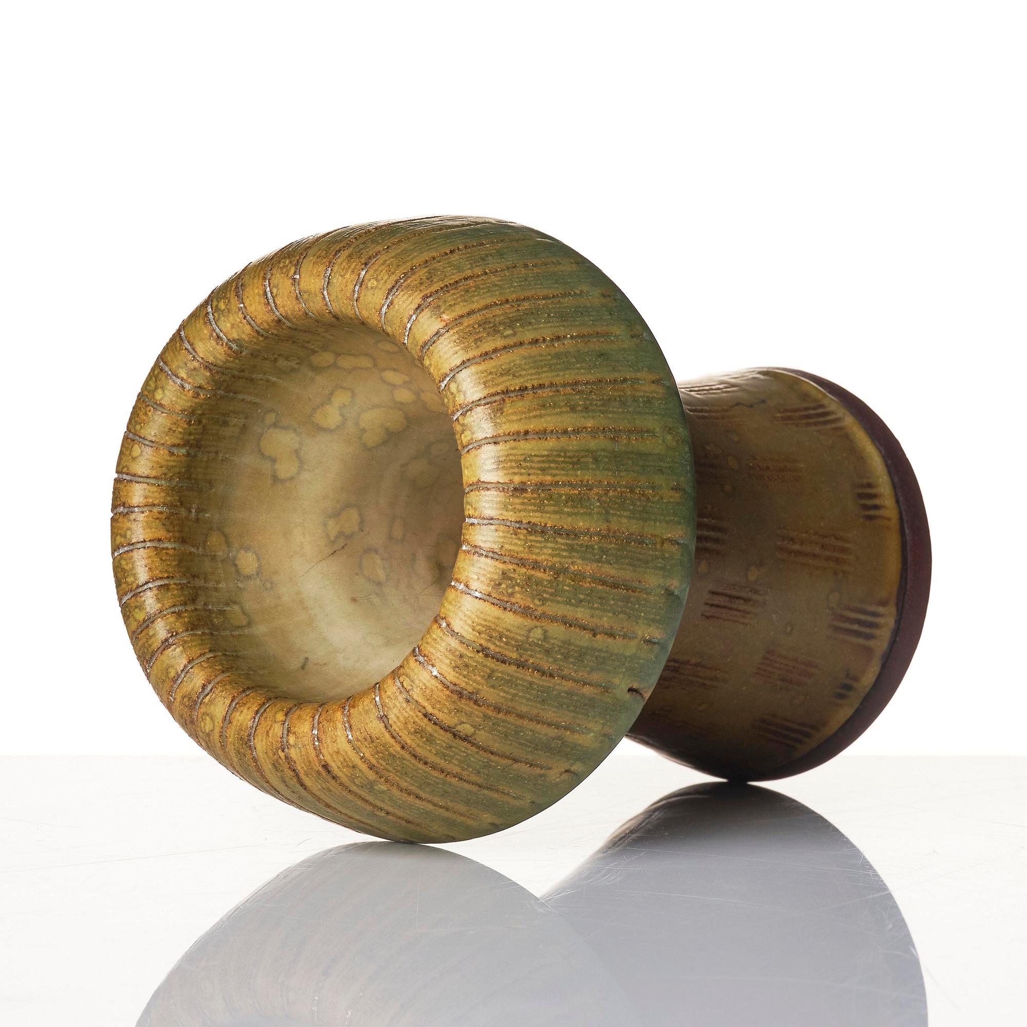 Wilhelm Kåge, a Farsta stoneware vase, Gustavsberg Studio 1954.