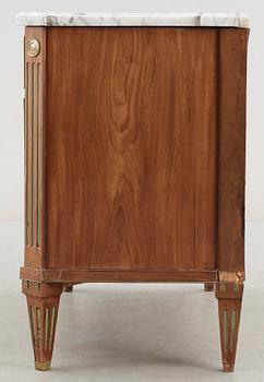 A late Gustavian writing commod by L. Almgren dated 1790.