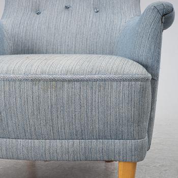 Carl Malmsten, a 'Farmor' easy chair, OH Sjögren Tranås second part of the 20th century..