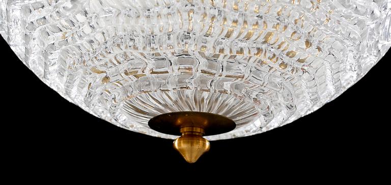 TAKLAMPA, omkring 1900-talets mitt, höjd ca 27 cm.