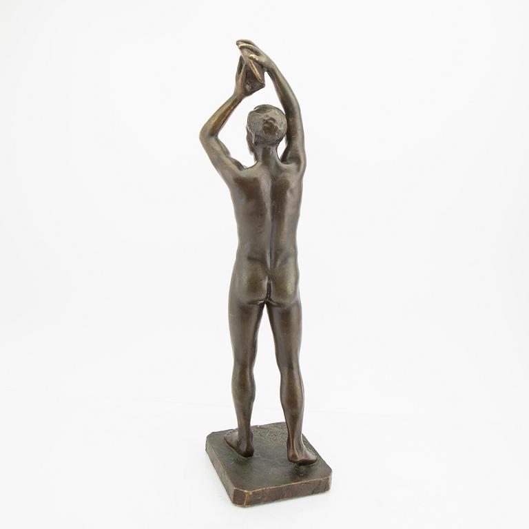 Evert Yli-Porila, a singed and dated 1933 bronze culpture.