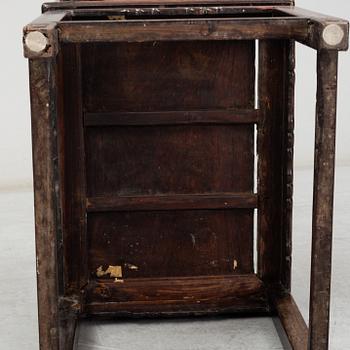 A Chinese hardwood chair, 20th Century.