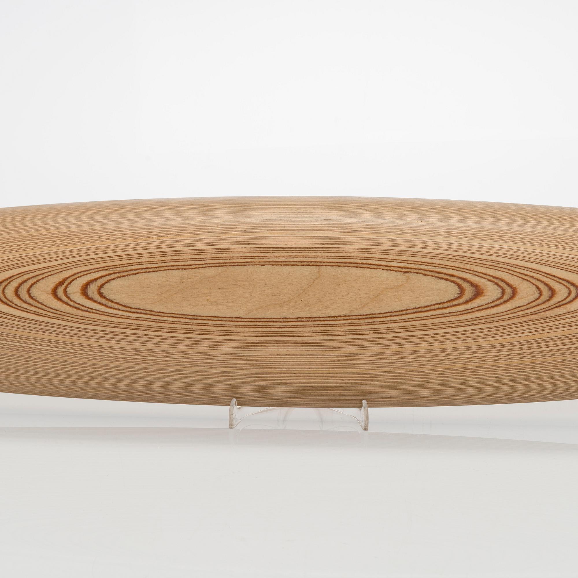 Tapio Wirkkala, A plywood dish, unsigned.