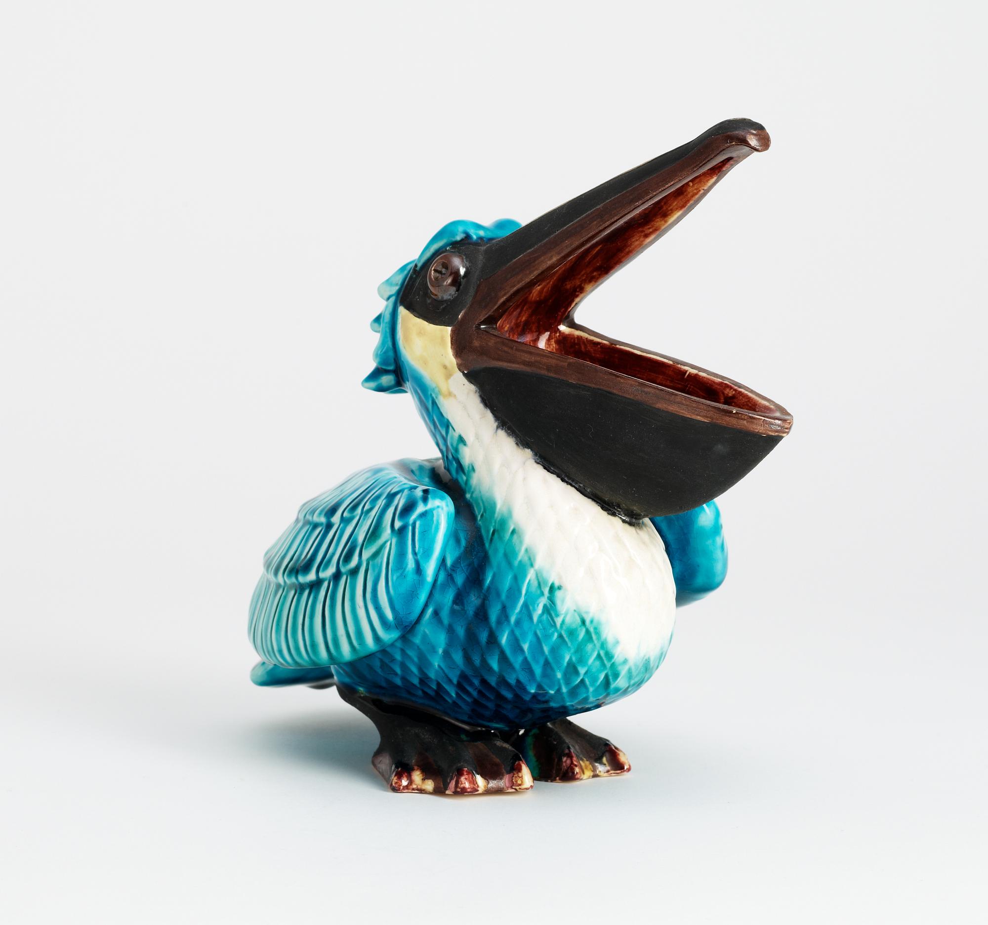 A Gunnar Nylund stoneware figure of a pelican, Rörstrand.