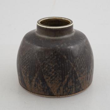 Carl-Harry Stålhane, a stoneware vase, Rörstrand Ateljé, 1960's.