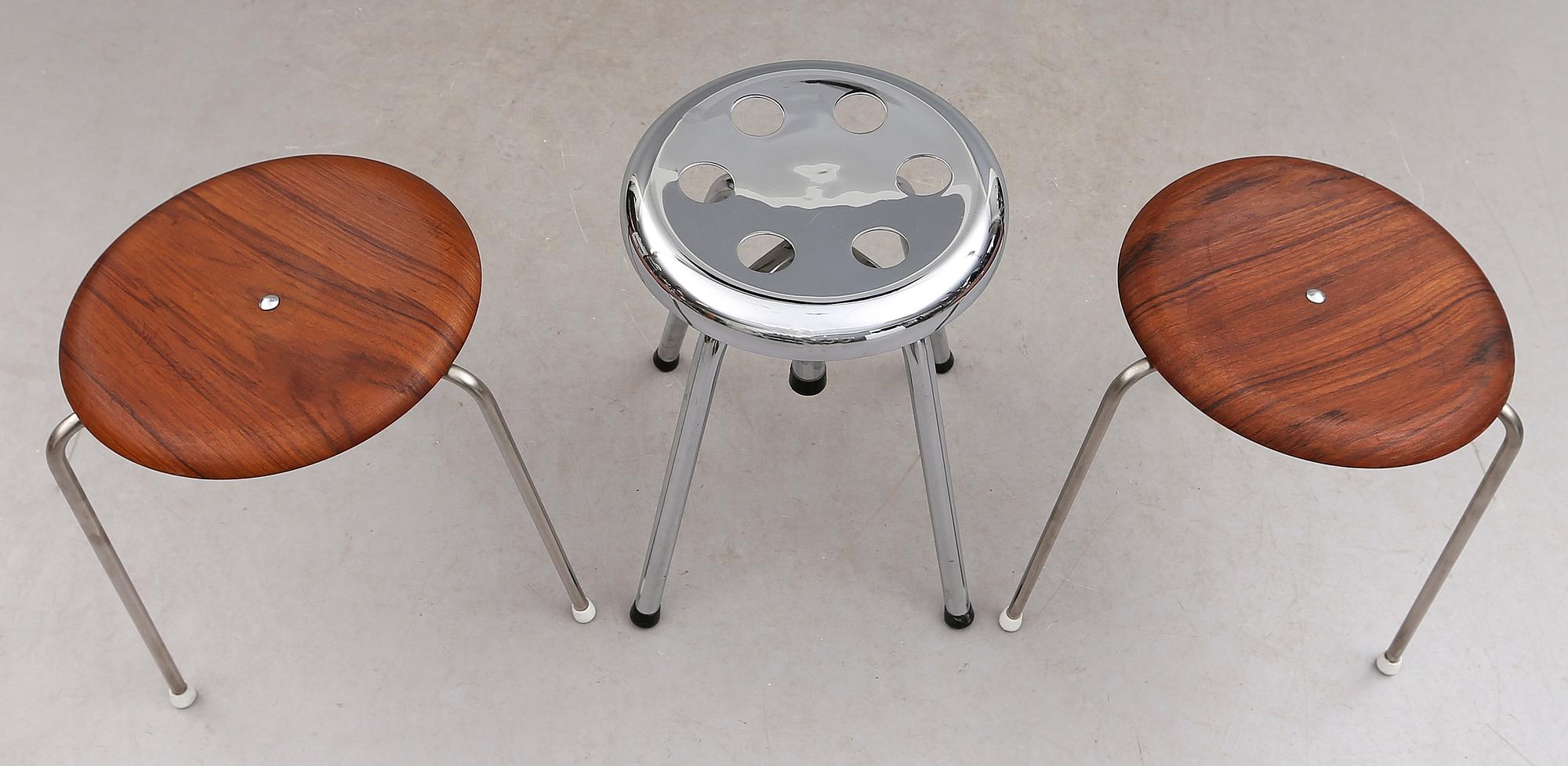 PALLAR, 3 st, bl a Fritz Hansen, 1900-talets andra hälft.