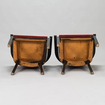 Otto Korhonen, sohvaryhmä, 3 osaa, O.Y. Huonekalu- ja Rakennustyötehdas A.B 1930-luku.