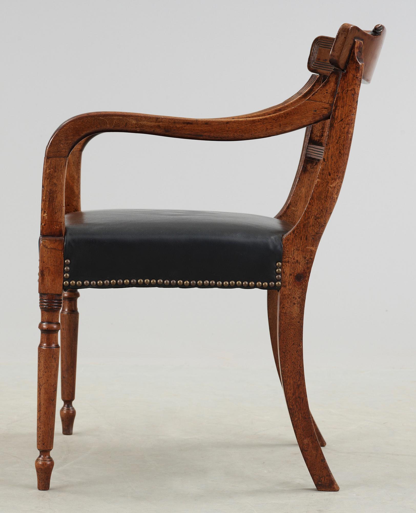 KARMSTOL, England, 1800-tal.