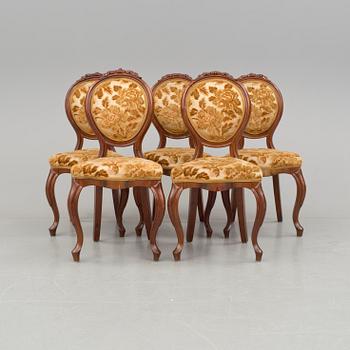 STOLAR, 5 st, nyrokoko, 1800-talets slut.