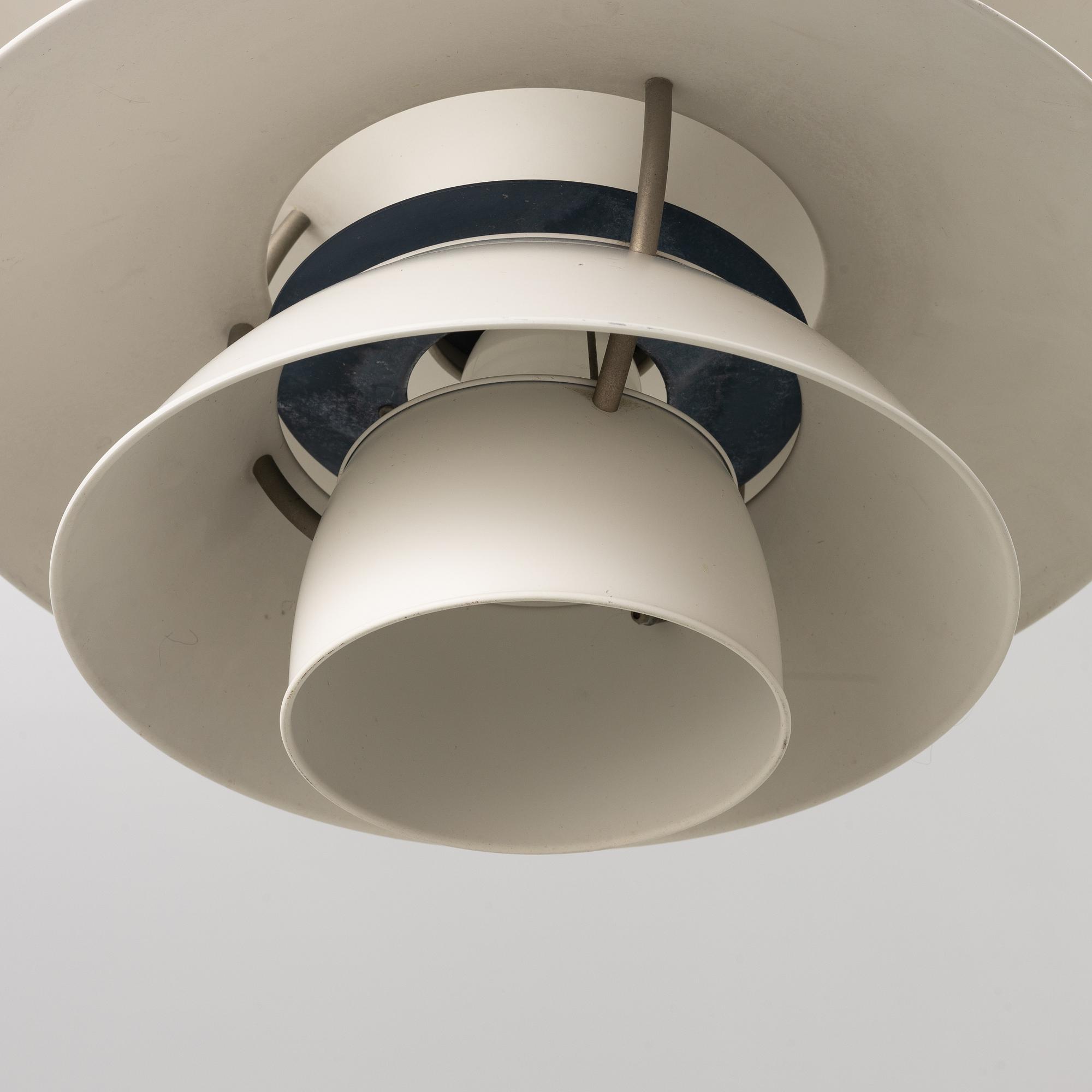PoulHenningsen, a "PH 5-4½" /Charlottenborg" ceiling lamp, Louis Poulsen, Denmark.