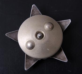 TAPPERHETSMEDALJ "Röda stjärnan", andra världskriget.