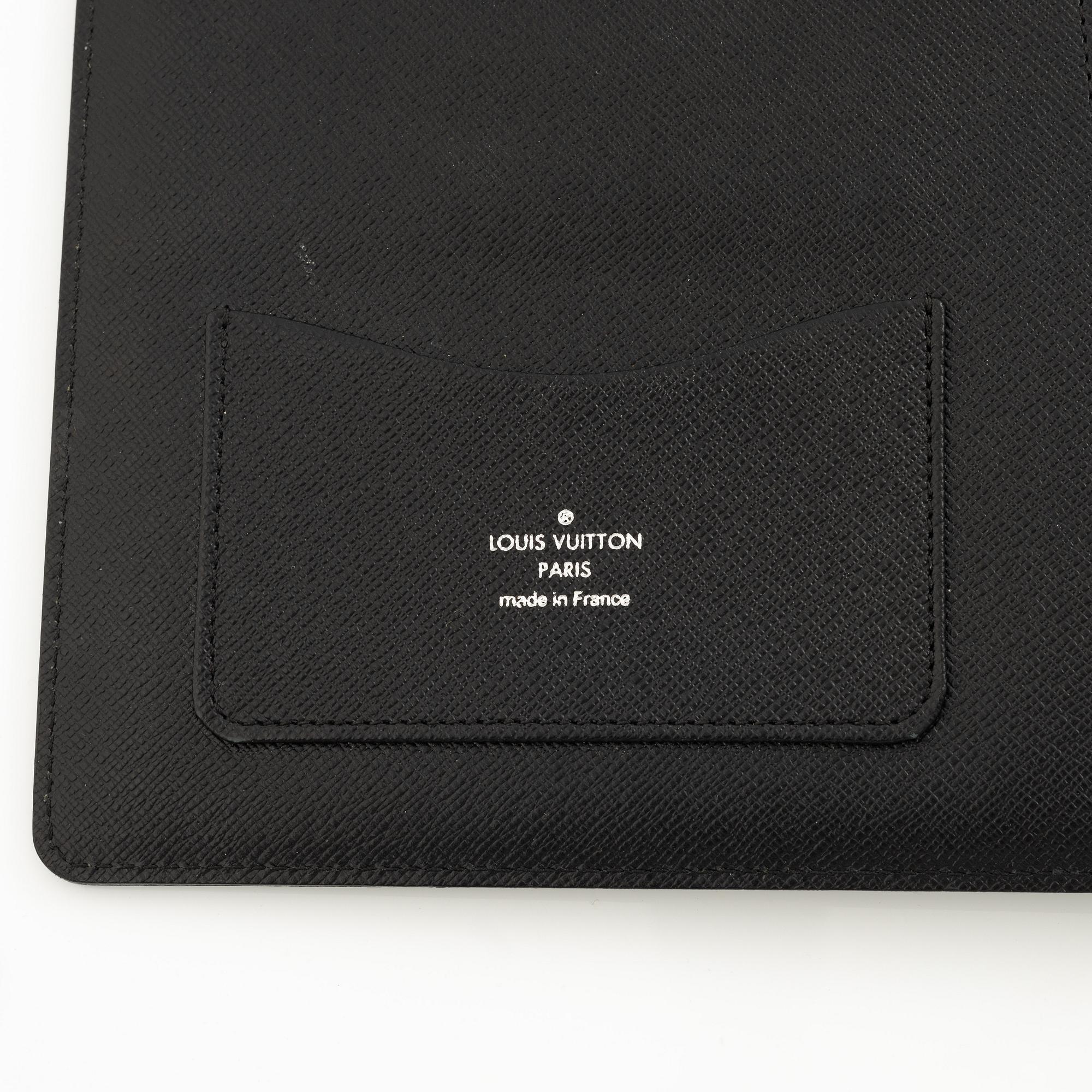 Louis Vuitton, "Taiga Mens Large Agenda Cover",
