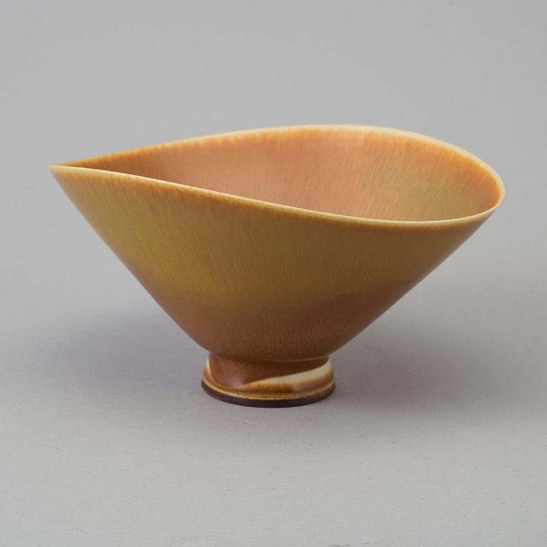 BERNDT FRIBERG, skål, stengods, signerad, Gustavsberg studio, 1900-talets andra hälft.