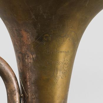 BLÅSINSTRUMENT, 2 st, bl a "Sterling ", Selmer, 1900-tal.
