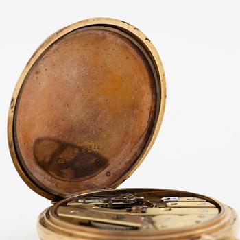Pocket watch, hunter, 51 mm.