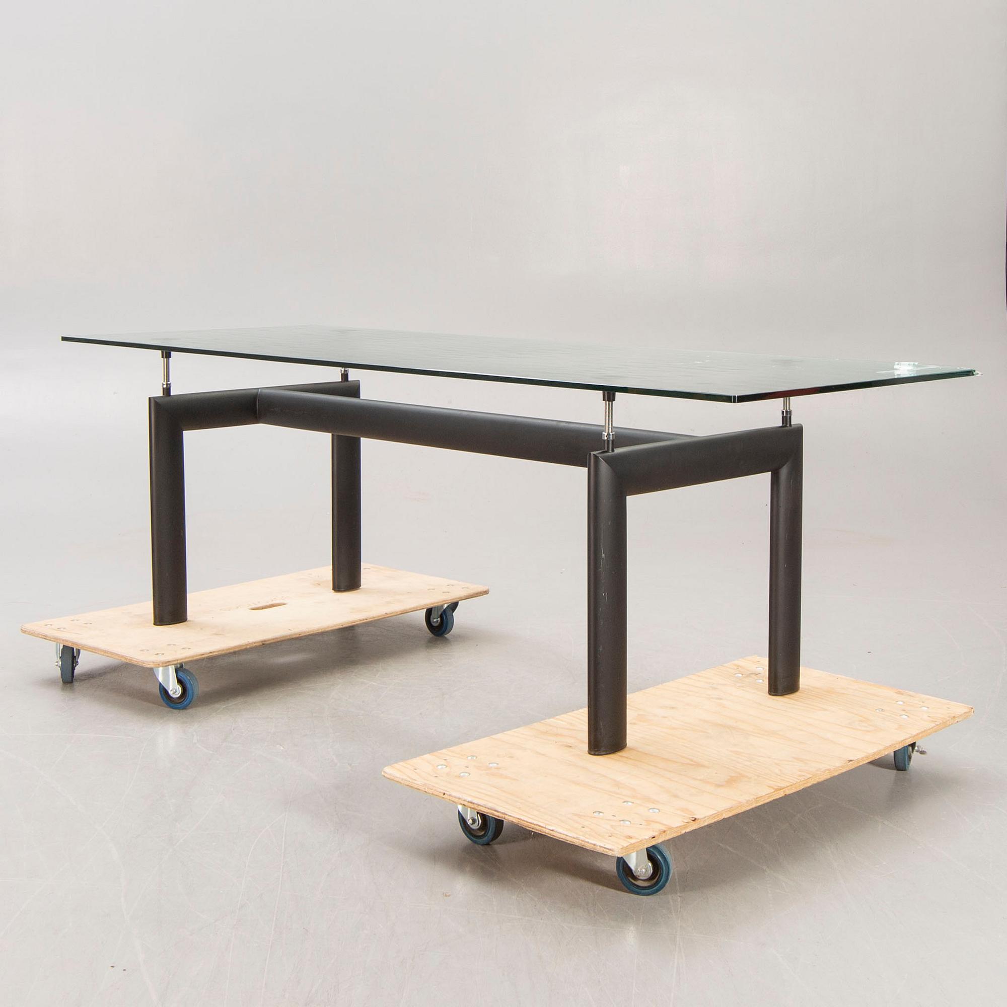 Le Corbusier, 'LC6' dining table, Cassina, Italy, second half of the 20th century.