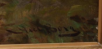 AXEL BORG, olja på duk, signerad.