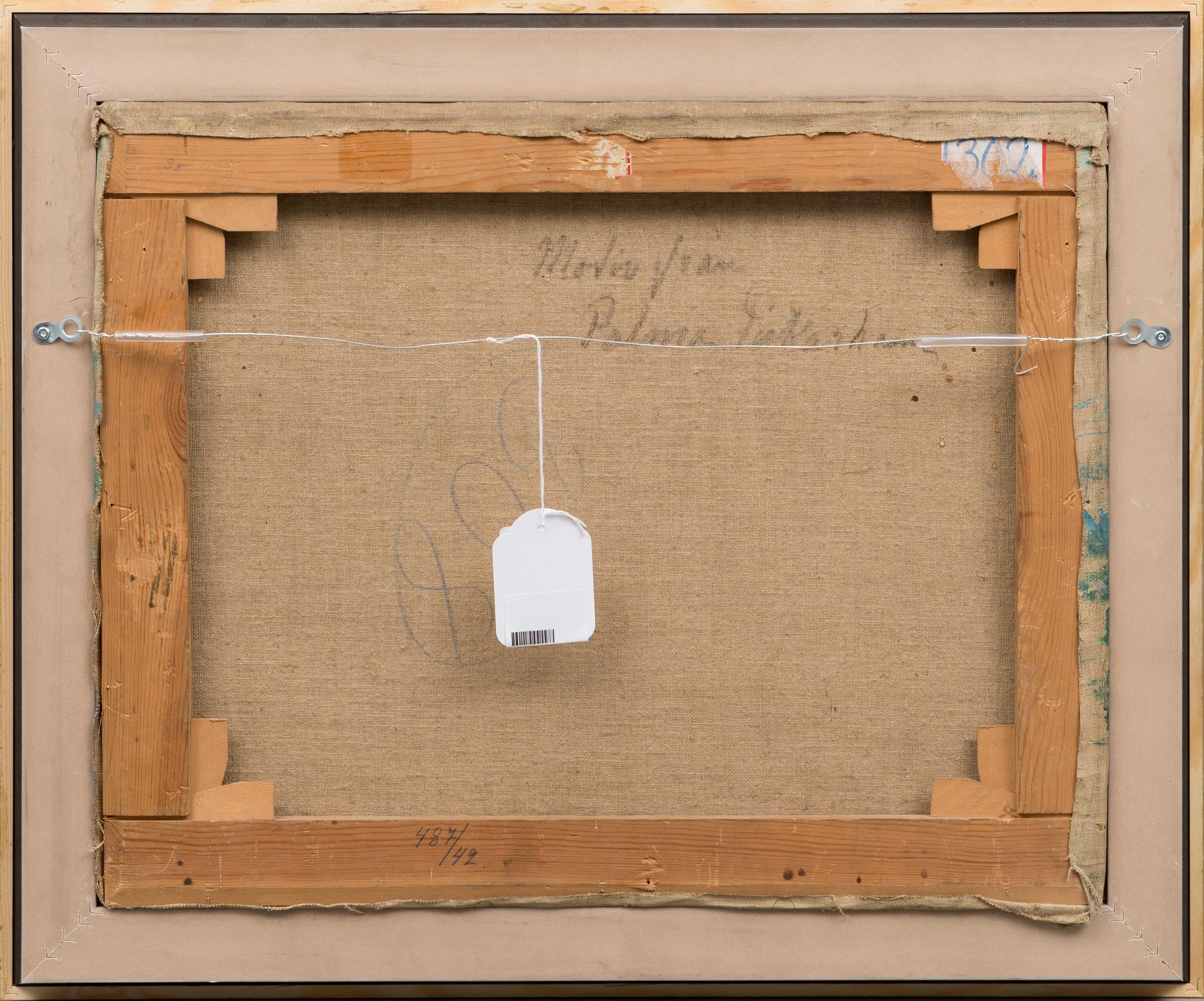 oil on canvas, signed.