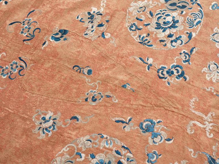 Broderi, siden. Qingdynastin, 1800-tal.