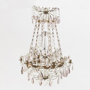 A Gustavian style chandelier, early 20th Century.