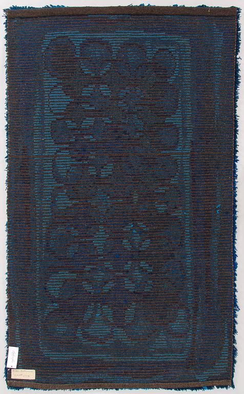 Helena Koskivaara, rya, tillverkad i konstnärens ateljé. Ca 190 x 110 cm.