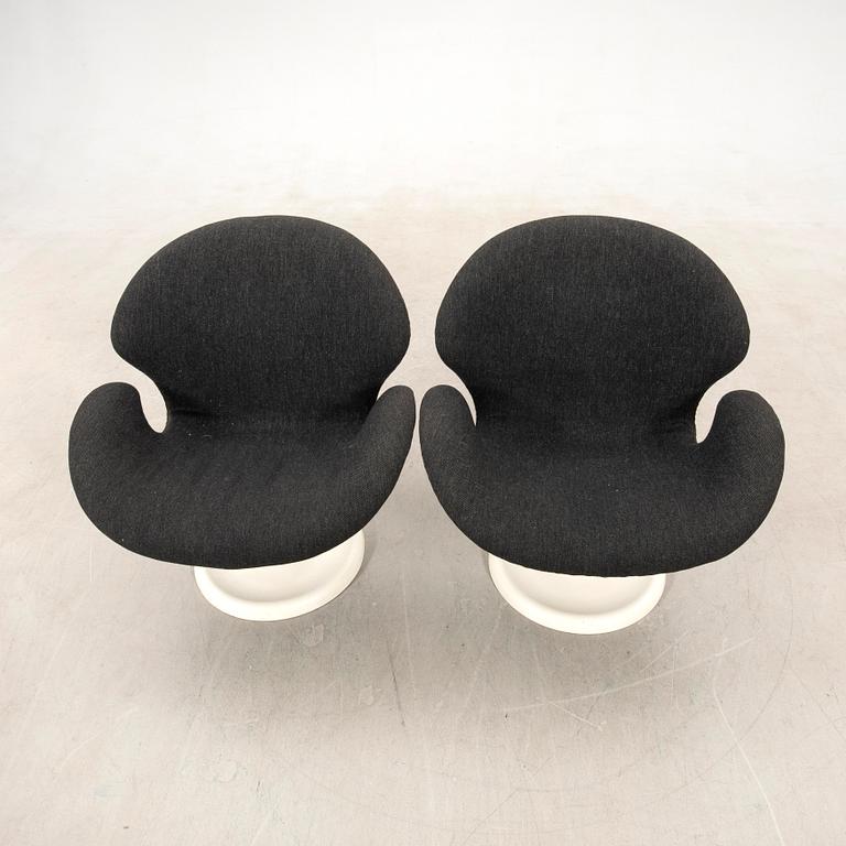Aage Egeriis, armchairs, a pair, "Orchidee", model 263, Denmark, second half of the 20th century.