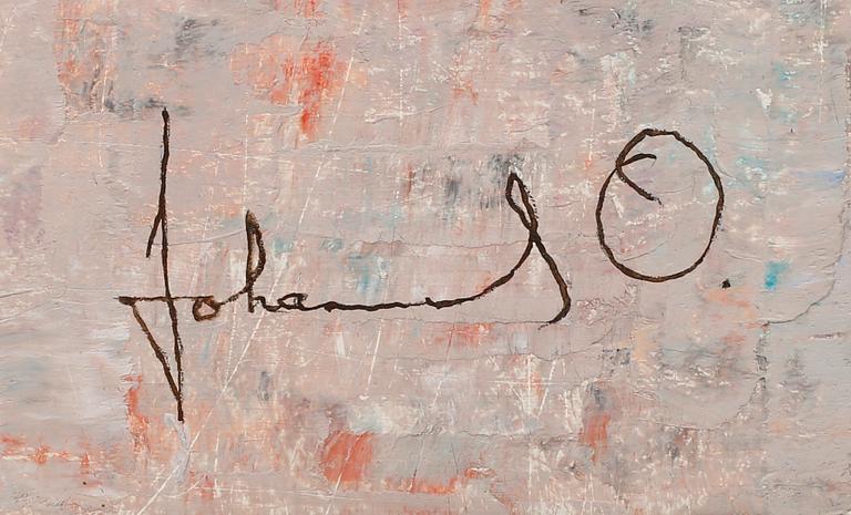 JOHANNES OLSSON, olja på duk, signerad.