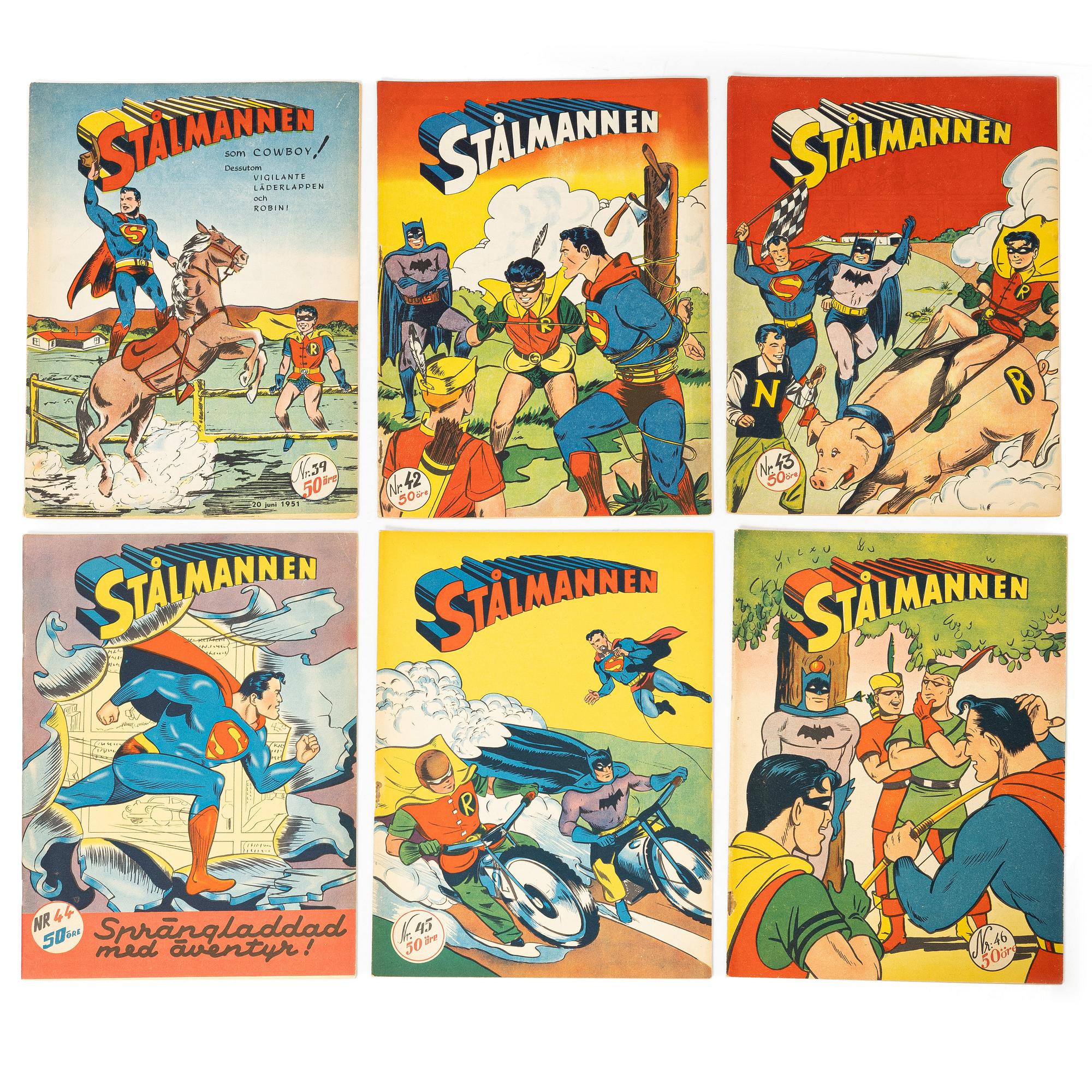 Comic books, 24, “Stålmannen”, 1951.