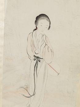 UNIDENTIFIED ARTIST,a chinese painting, ink and color on paper, 20th century.