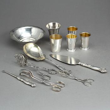 PARTI SILVER, mestadels Sverige, 1900-tal.  ca 776 gram.