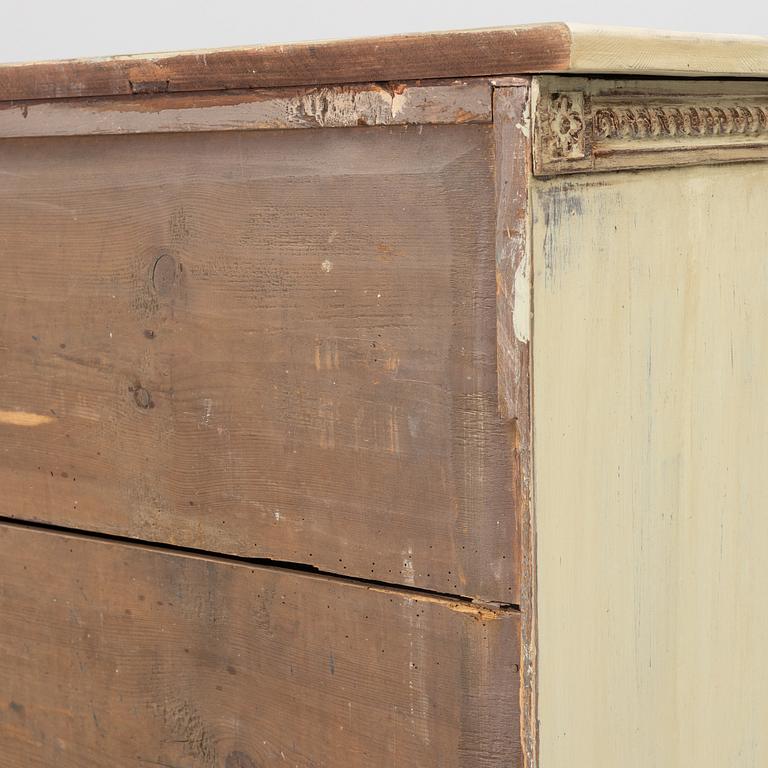 A Gustavian sideboard, circa 1800.