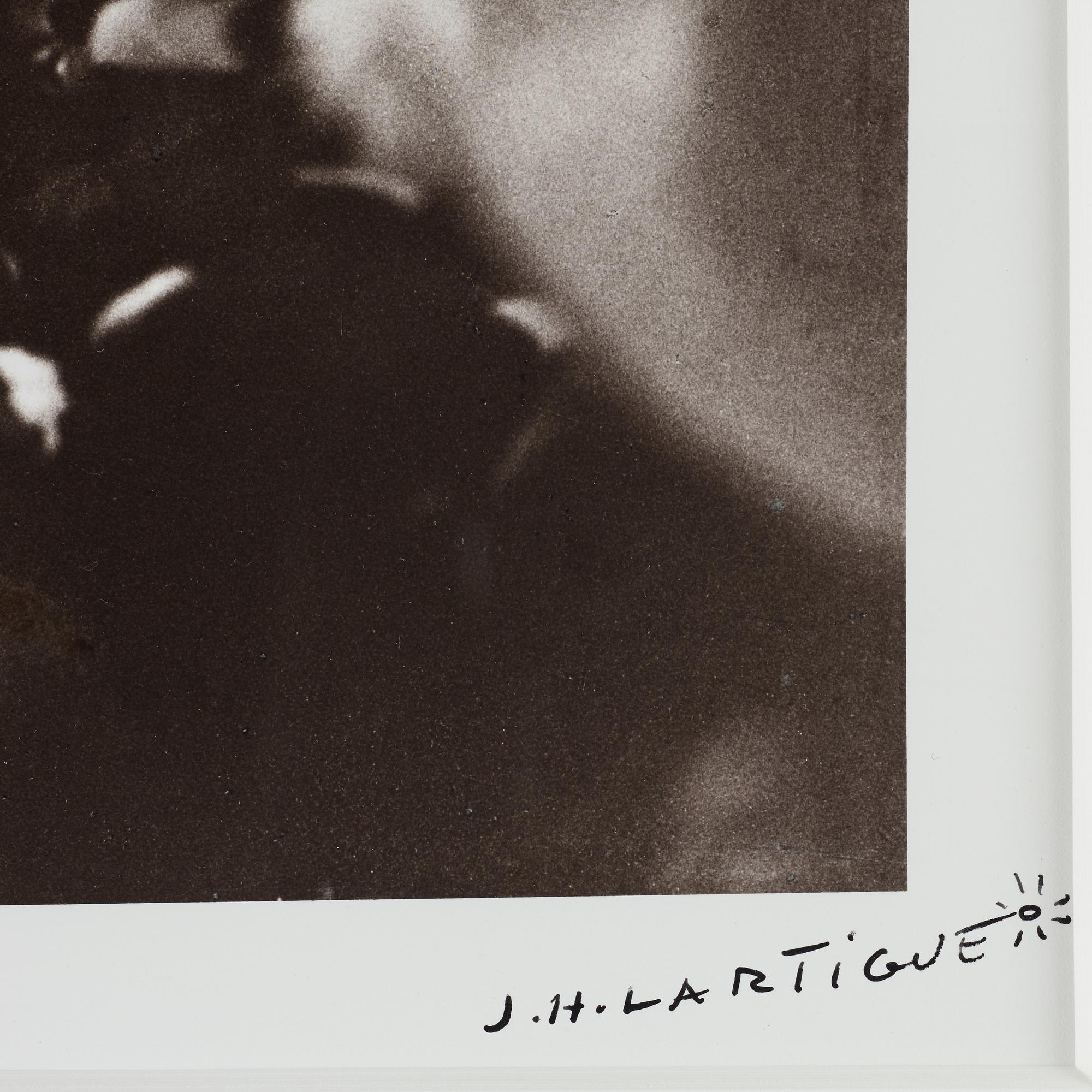 Jacques-Henri Lartigue, fotografi signerad.