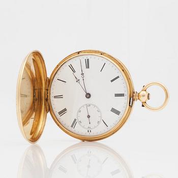 POCKET WATCH, 46 mm, hunter case,