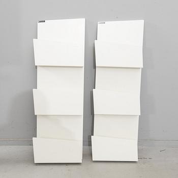 Louise Hederström newspaper racks 2 pcs "Collar" for Karl Andersson & Söner 2000s.