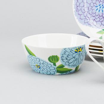 SERVISDELAR, 24 delar, porslin, "Primavera",  Marimekko/Iittala.