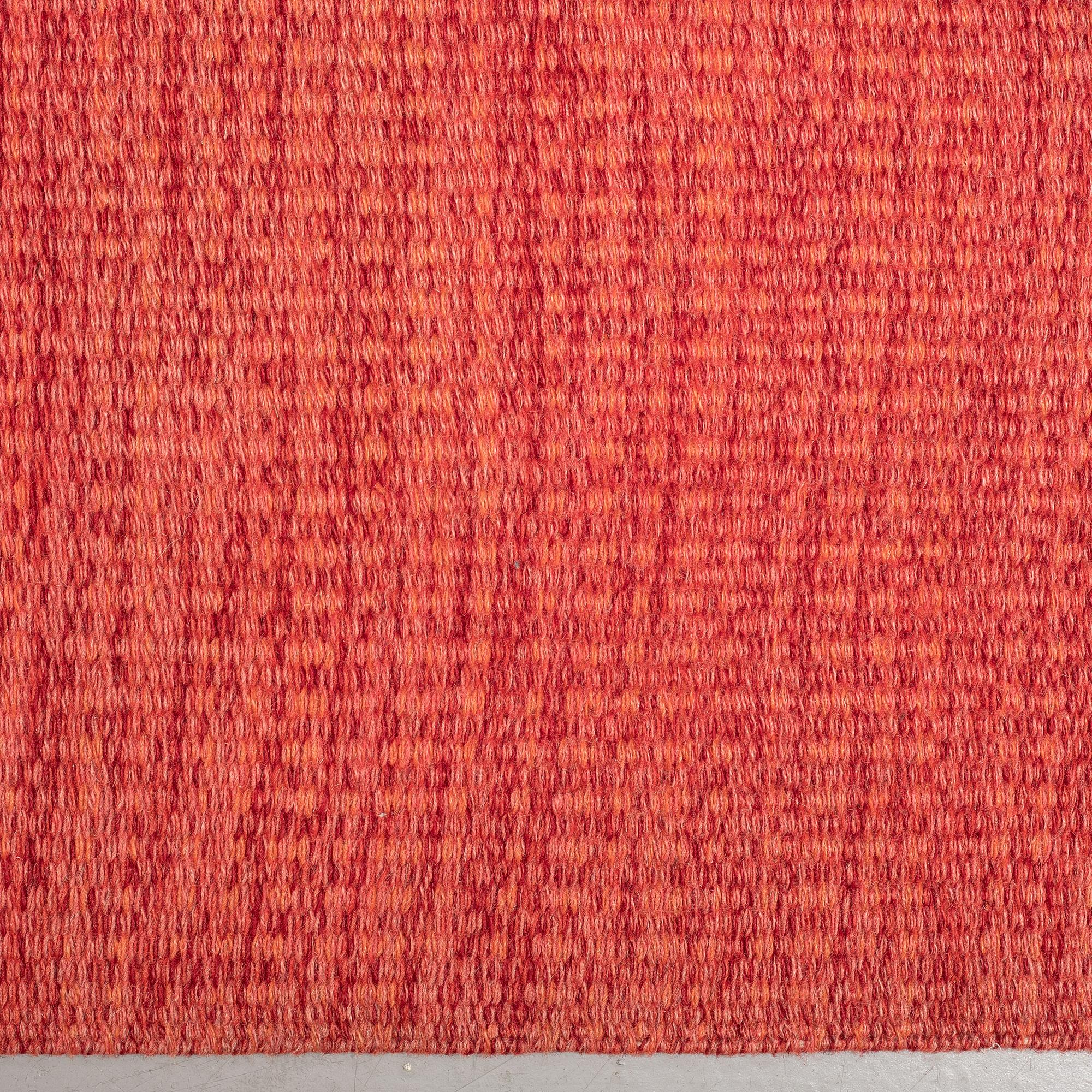 A carpet, flat weave, ca 353 x 230,5 cm, Sweden second half of the 20th century to around 2000.