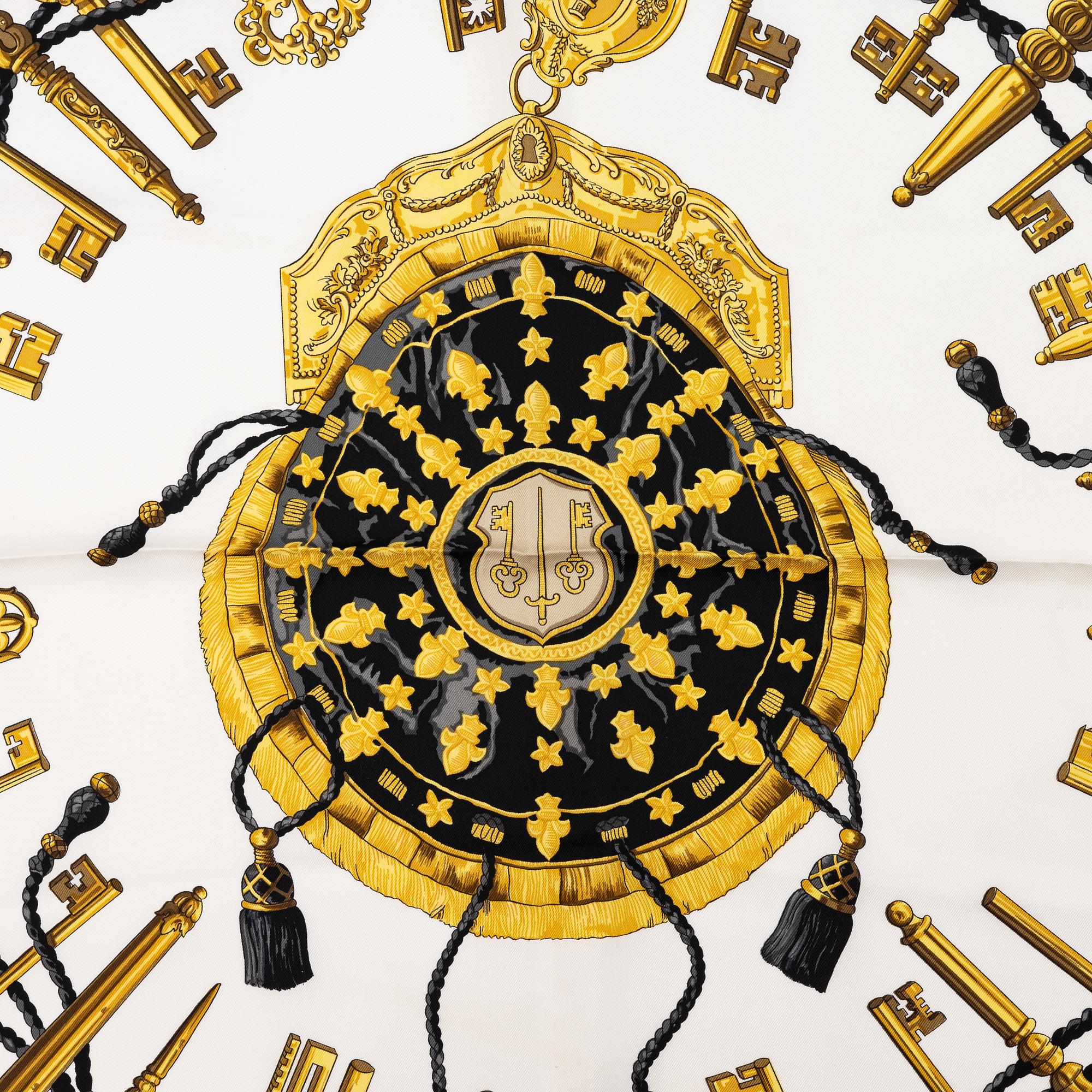 Hermès, a 'Les Clés' scarf.