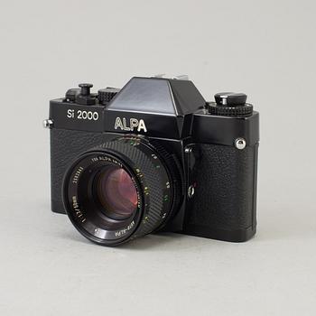 A black body ALPA Si 2000 camera no 703793 with Multi-coated Auto-Alpa 1:7/50 mm.