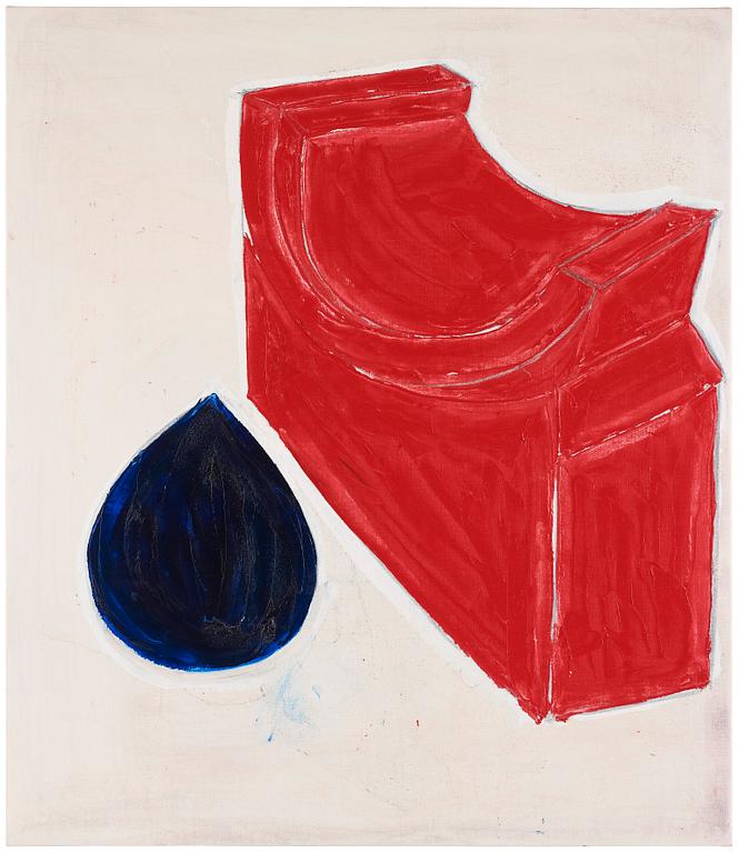 Torsten Andersson, 'Monument med droppe av blått blod. Den kreativa människans blod II'.