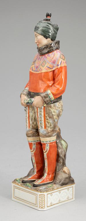 FIGURIN, porslin, "Grönland", Royal Copenhagen, 1900-tal.