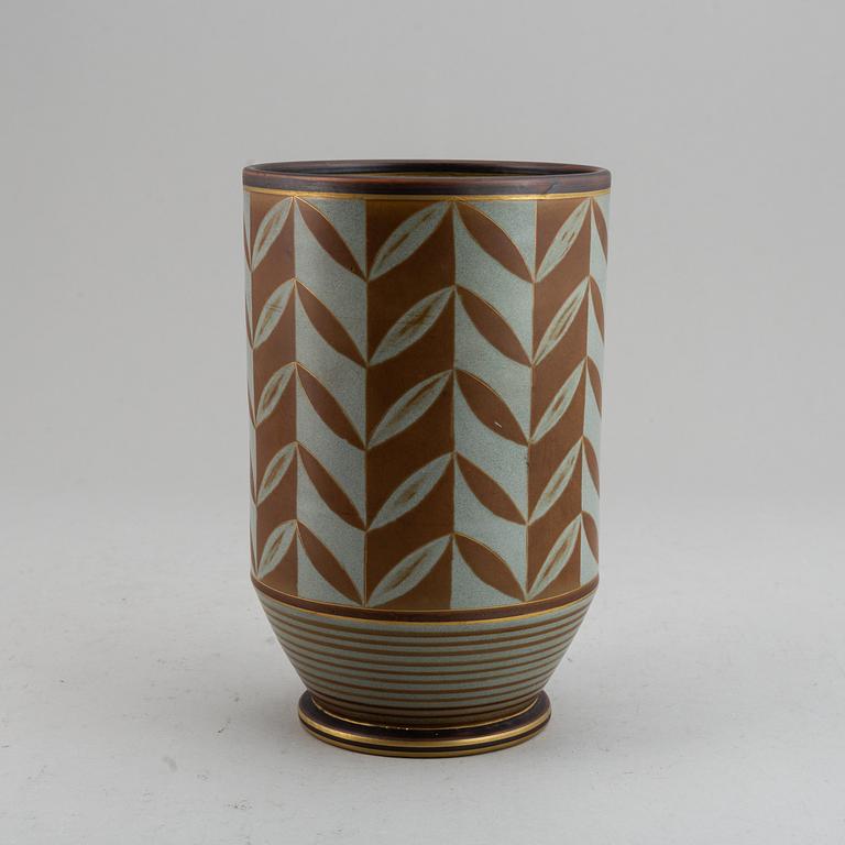 GUNNAR NYLUND & OSKAR DAHL, a "Flambé" stoneware vase, Rörstrand 1930-40's.