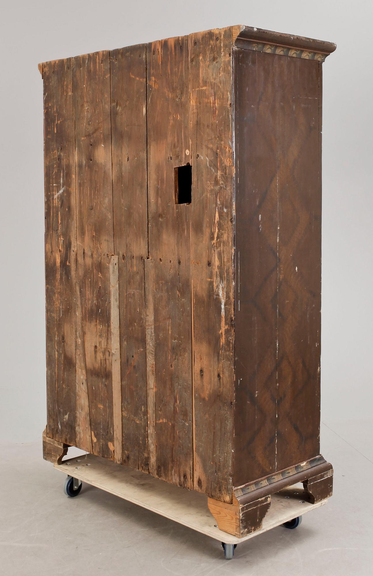 SKÅP, senbarock, bär datering 1779, 1700-tal.