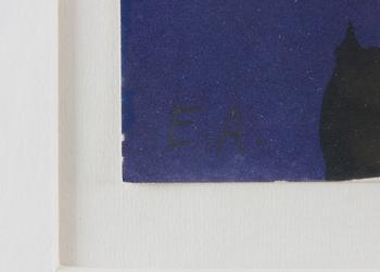 APPEL, KAREL. Färglitografi, sign, épreuve d'artiste.