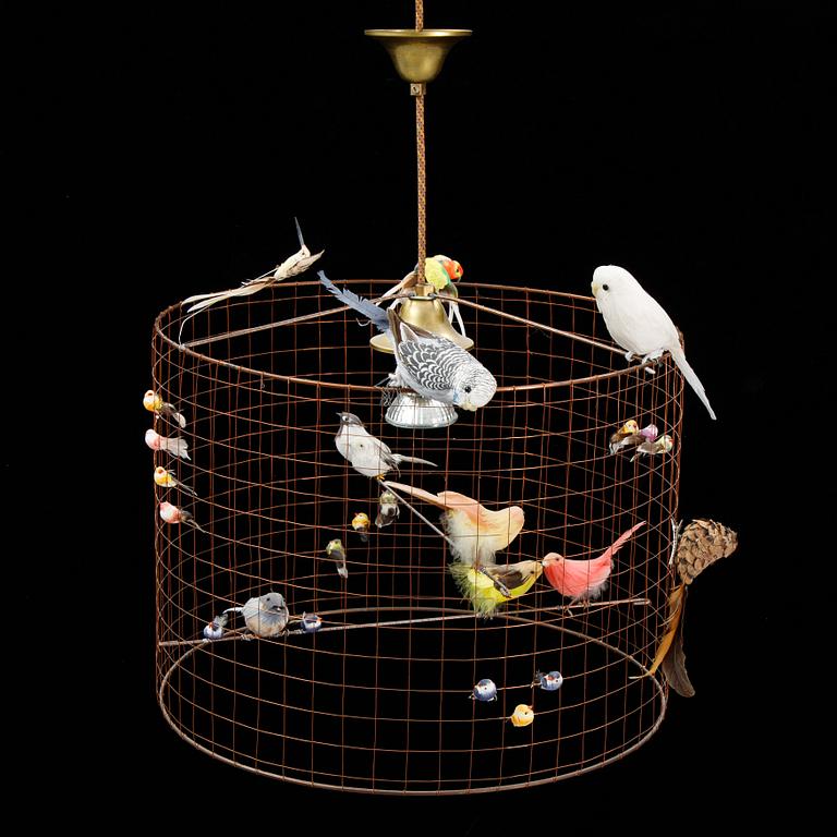 Mathieu Challieres, "Petite Volière" fågellampa/taklampa,