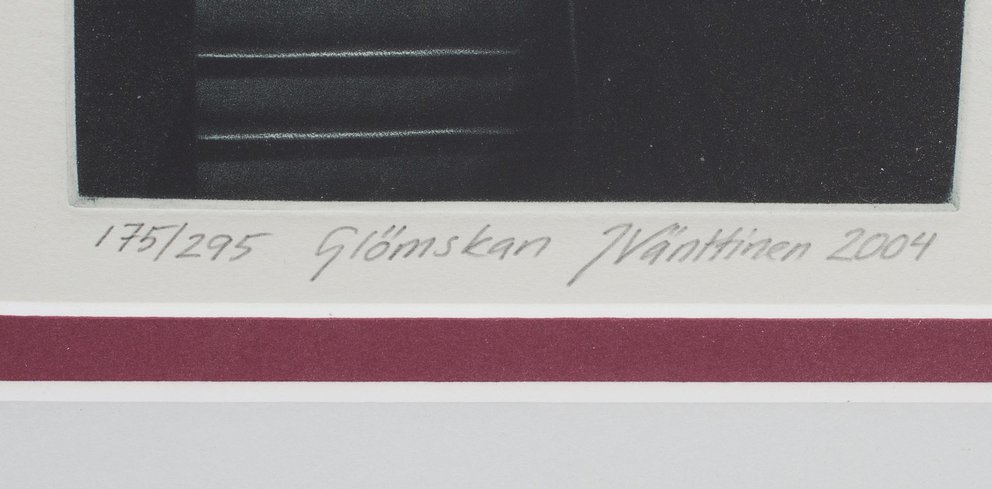 JUKKA VÄNTTINEN, mezzotint, signerad och numrerad 175/295 och daterad 2004.