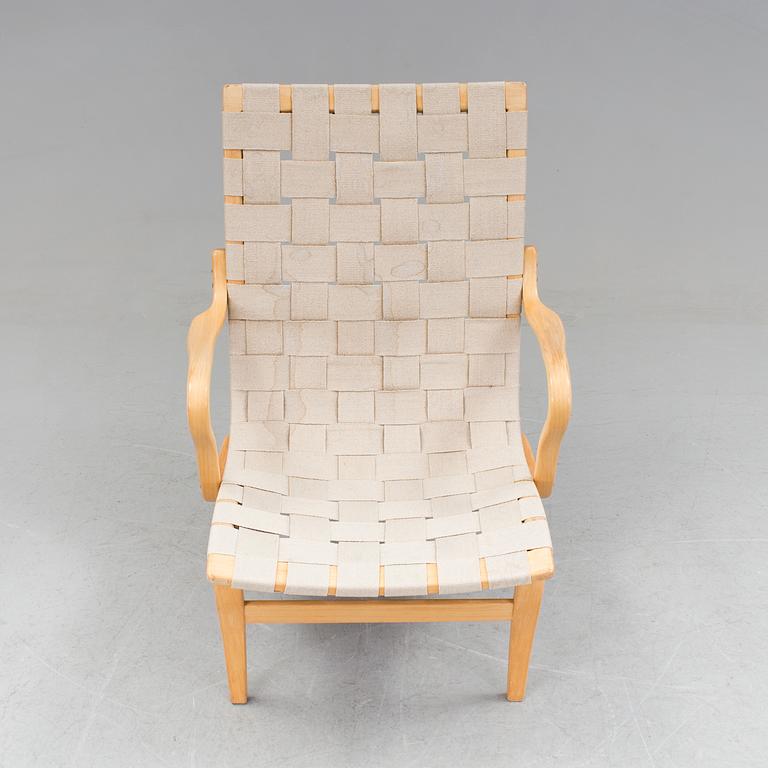 BRUNO MATHSSON, fåtölj, "Eva", Firma Karl Mathsson, 1969.