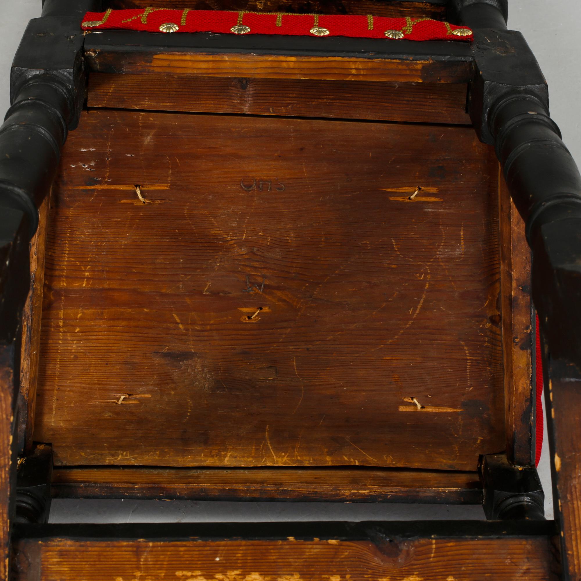 STOL, barock, 1700-talets första hälft.