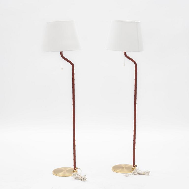 A pair of floor lights from Öja, end of the 20th Century.