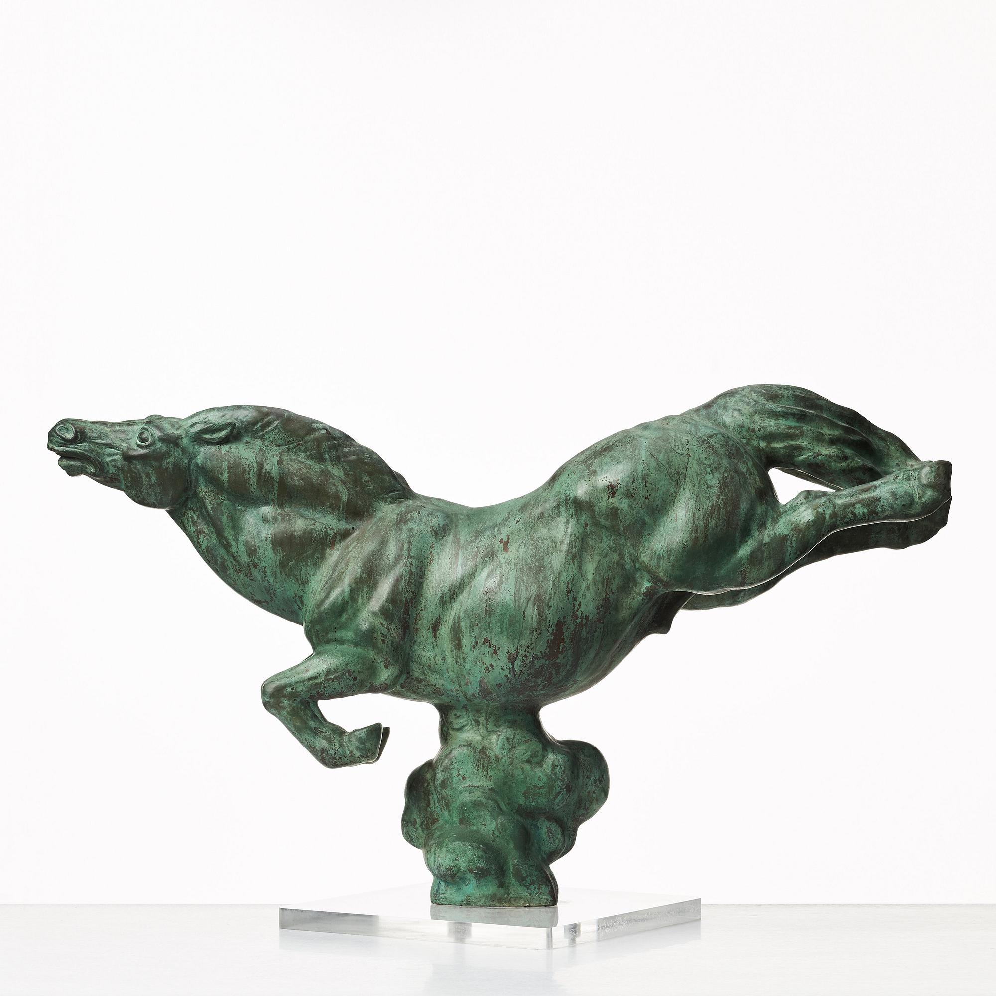 Carl Milles, "Den flygande hästen" (=The Flying Horse).
